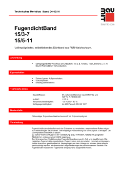 FugendichtBand 15/3-7 15/5-11