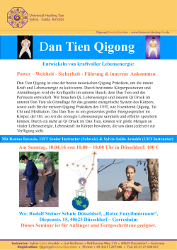 Dan Tien Qigong Tagesseminar - Life Art Practice & Life Art Academy