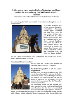 Erfahrungen eines ausländischen Studenten aus Kame