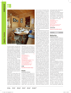 Artikel in“ Graubünden geht aus 2013
