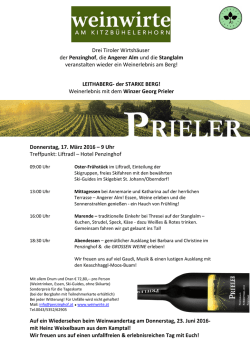 Drei Tiroler Wirtsh&auml;user der Penzinghof, die Angerer