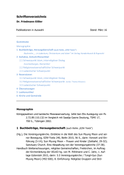 Veröffentlichungen Langfassung (pdf