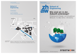 Energie - an der ZHAW