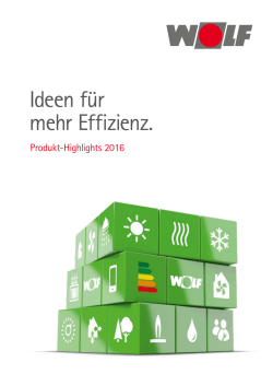 Neuheiten und Produkthighlights 2016