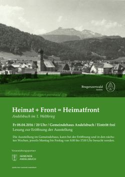 Heimat + Front = Heimatfront