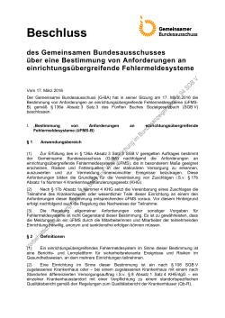 Beschlusstext (44.0 kB, PDF) - Gemeinsamer Bundesausschuss
