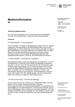 Medieninformation [Download *, 104.03 KB]