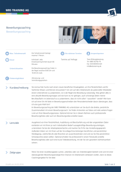 Bewerbungscoaching Bewerbungscoaching