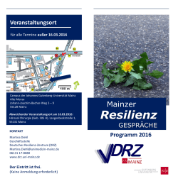 Stress im Alltag - Deutsches Resilienz-Zentrum DRZ
