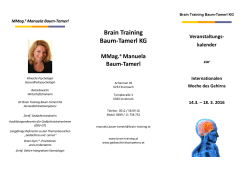 Brain Training Baum-Tamerl KG - MMag. Manuela Baum