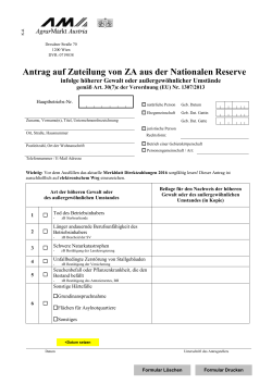 Antrag auf Zuteilung von ZA aus der Nationalen Reserve