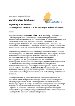 Kaletsch Bericht Kurs 1 vom 12.09.2015