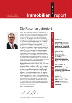 Immobilienreport