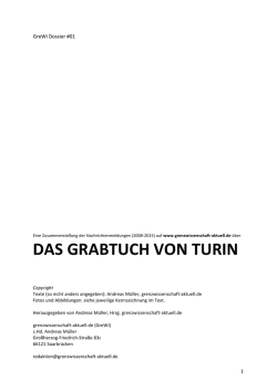 Grabtuch - Grenzwissenschaft