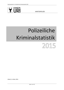 PKS-Polizeiliche Kriminalstatistik (Kanton) 2014