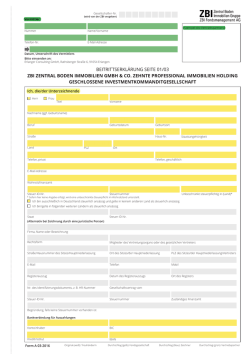 ZBI Professional 10 - Ausf&uuml;llhilfe zur Beitrittserkl&auml;rung