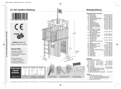 Montageanleitung - Br&uuml;gmann Traumgarten