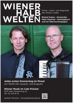 Jeden ersten Donnerstag im Monat um 19:00 Uhr (ausser Juli