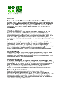 Biodiversität