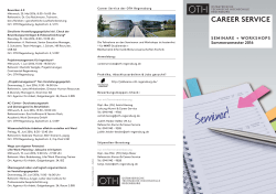 career service - OTH Regensburg