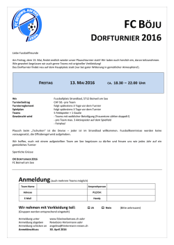 Infos - FC Beinwil am See