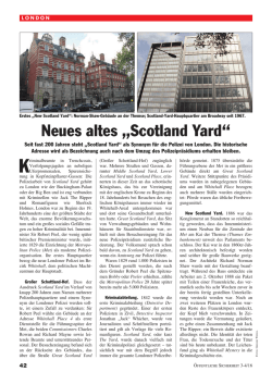 Neues altes „Scotland Yard“