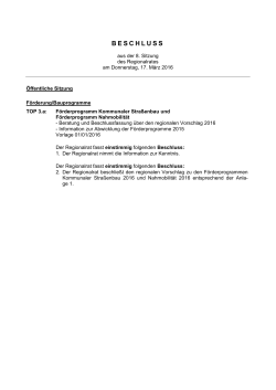 beschluss - Bezirksregierung Arnsberg