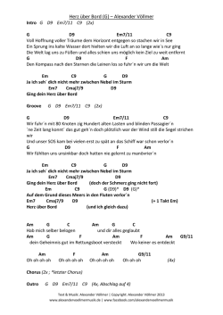 Herz &uuml;ber Bord (G) &ndash; Alexander V&ouml;llmer