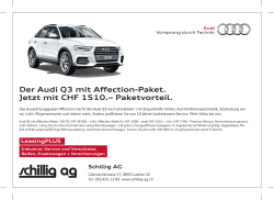 Audi Q3 Affection Paket