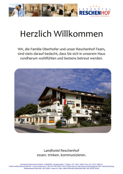 Herzlich Willkommen