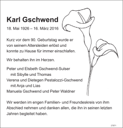 Karl Gschwend - Der Rheintaler