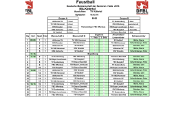 DM M60 Halle 2016 TV K&auml;fertal - Deutsche Faustball-Liga