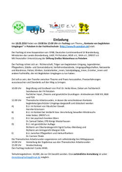Einladung - Frauenpolitischer Rat Land Brandenburg eV