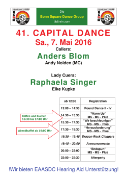 41. capital dance - Bonn Square Dance