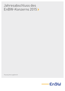 Jahresabschluss des EnBW