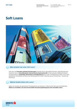Soft Loans - Erste Group