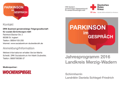 Jahresprogramm 2016 Landkreis Merzig