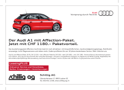 Audi A1 Affection Paket