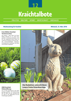 Kraichtalbote - lokalmatador.de