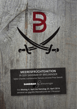 meeresfrüchteaktion - Sansibar by Breuninger