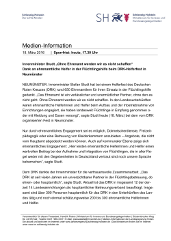 Medien-Information - Landesportal Schleswig Holstein
