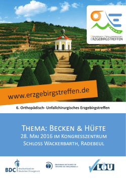 Vorprogramm als PDF - 6. Orthopädisch