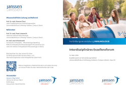 Interdisziplin&auml;res Exzellenzforum