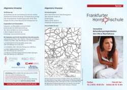 FHS Spezial 2 - Frankfurter Hormonschule