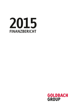 finanzbericht - Goldbach Group