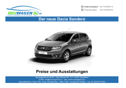 Sandero - Neuwagen24.eu