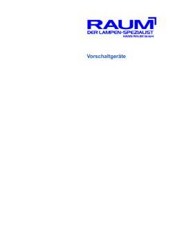 Elektronische Vorschaltgeräte