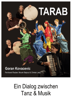 Ein Dialog zwischen Tanz & Musik