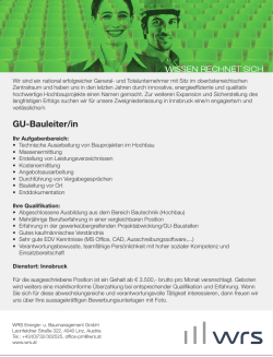 GU-Bauleiter/in