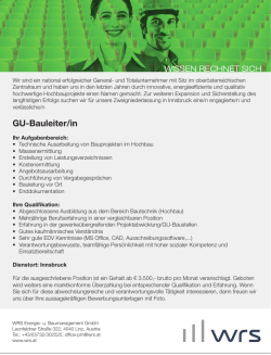 GU-Bauleiter/in